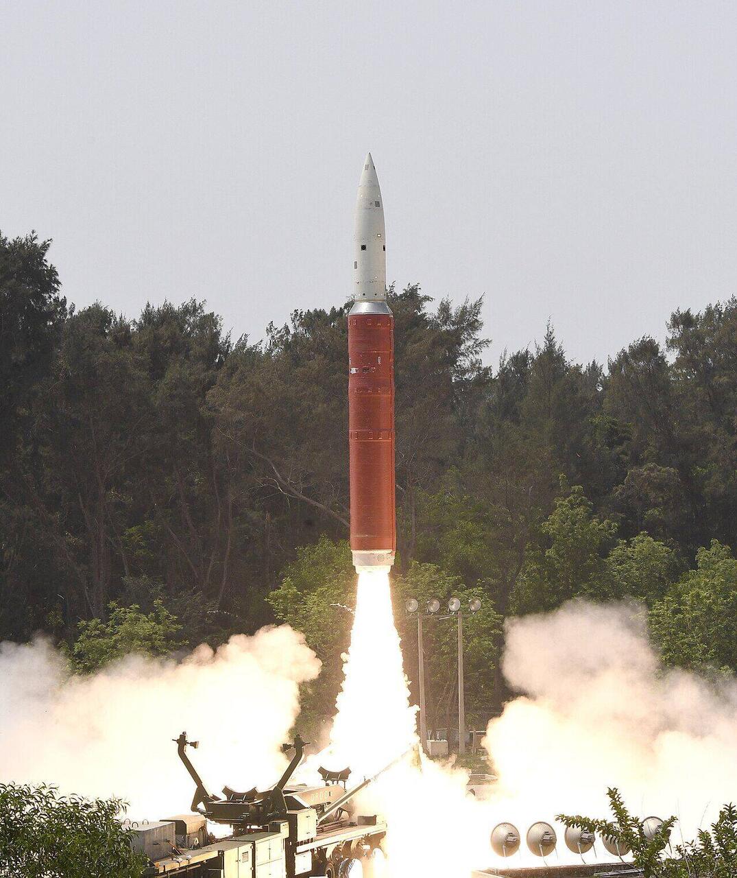 DRDO interceptor missile launched for India's ASAT test, March 2019